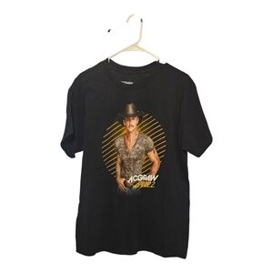 Tim McGraw Tour 2022 Country Music Concert T Shirt Mens Size L Black